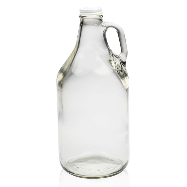 64 oz Custom Classic Clear Growler with Closure Cap Included main image